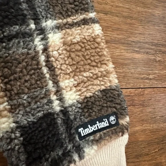 Timberland Cozy Plaid Kids Winter Set 12M - Picture 3 of 5